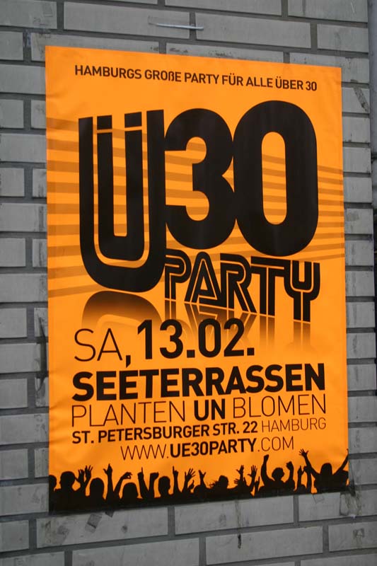 Hamburg party seeterrassen ü30 Ãœ30 party